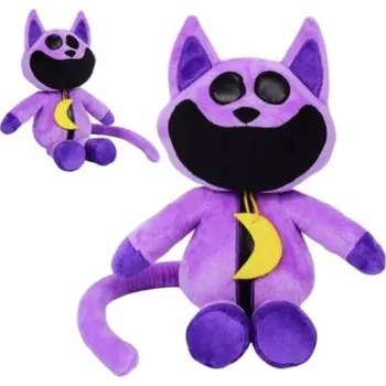 plyšák Plyšová Hračka CatNap Plyšák Smiling Critters Poppy Playtime Chapter 3 Hračka Fialová