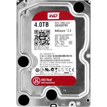 Interní pevný disk Pevný disk Western Digital Red WD40EFRX 4 TB SATA III 3,5"
