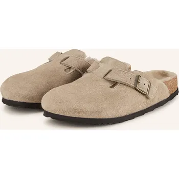 Dámská obuv Birkenstock Dámské Pantofle Boston Shearling, černošedá, 36