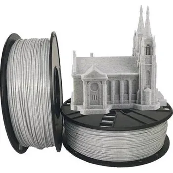 Filament Gembird Tisková struna (filament) PLA, 1,75mm, 1kg, mramor 3DP-PLA1.75-02-MAR