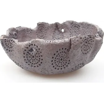 Květináč Keramická Skořápka 14 x 12 x 6,5 cm kovová