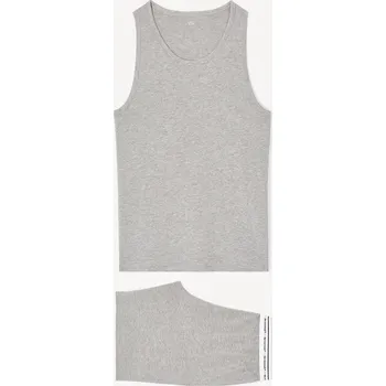 Dámské pyžamo Celio Bavlněné krátké pyžamo Jipyvac 1146031 Šedá M