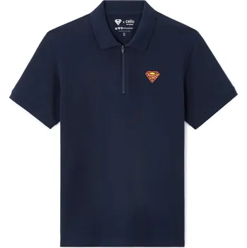 Celio Polo tričko Superman 1162948 Tmavě modrá XL