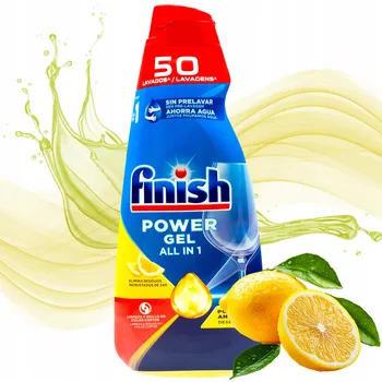 Přípravek do myčky Německý gel do myčky Finish Power Gel All in 1 Citronový 650 ml (DE)