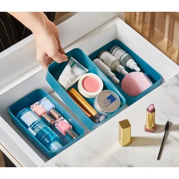 Organizér na kosmetiku ASIR Organizér na make-up EM tyrkysová