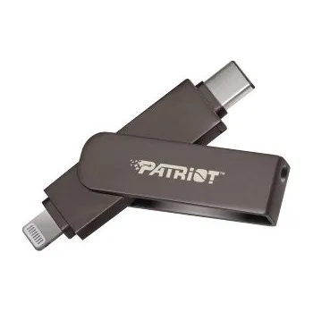 USB flash disk Patriot iLuxe Stick C MFi/256GB/USB 3.2/Lightning + USB-C/Černá