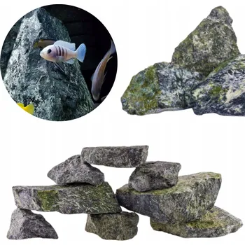 Dekorace do akvária Sada kamenů do akvária TD Stones Green Rock 15 kg