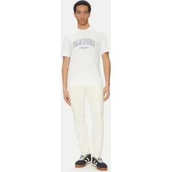 Pánské tričko Jack & Jones T-Shirt Detroit 12268441 Bílá Relaxed Fit L