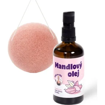 Univerzální čisticí prostředek Úklid pro klid Konjaková houbička a mandlový olej Barva: Růžová