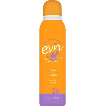 Evin Donna DeoSpray Kokos & Vanilka Dámský Deodorant 150 Ml 24h