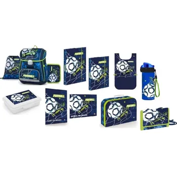Školní batoh Karton P+P Školní sada set 12ks PREMIUM fotbal batoh vhodný i pro prvňáčky 0-21124/012