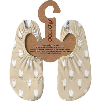 Dívčí obuv Barefoot dětské boty do vody Slipstop - Purity béžové Velikost: 27/29