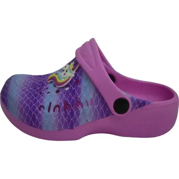 Dívčí sandály Obuv dětská letní SLOBBY růžové (Dětské letní nazouváky)