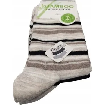 Dámské ponožky Dámské bambusové ponožky sada 3 páry antibakteriální 39-42