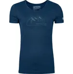 Dámské funkční tričko Ortovox 150 COOL VINTAGE BADGE TS - tmavě modrá XL
