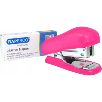 Kancelářská sešívačka Rapesco růžová