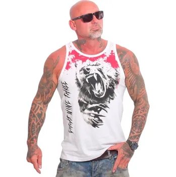 Pánské tílko Yakuza Ink. - tílko 26022 bílé Barva: Bílá, Vel: XL