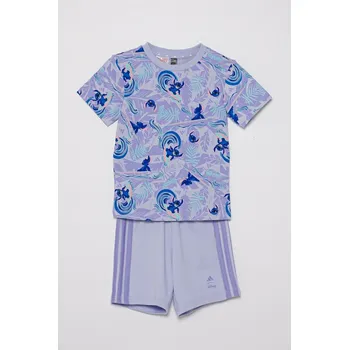 Sportovní oblečení Dětská souprava adidas JF3632 fialová 04X, vel. 86