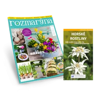 Časopis Rozmarýna - Předplatné na 2 roky s knihou Horské rostliny (od č. 2/2026)
