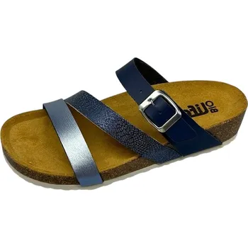 Dámské pantofle Bio Life Greta zdravotní pantofle na klínu modrá Barva: Modrá, Velikost: 39