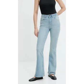 Dámské džíny Džíny Answear.LAB dámské, high waist 10503.TWK modrá 50J, vel. XL