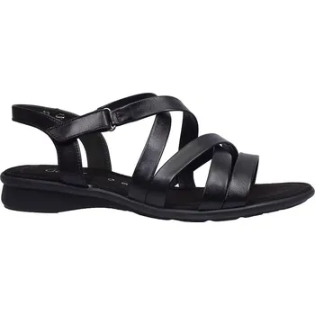 Dámské sandále Letní vycházková obuv, Gabor, černá: Černá Hladká kůže 28 43 G - standardní šíře (23240-23242)