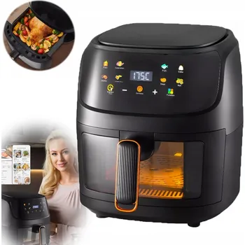 fritéza INTELIGENTNÍ HORKOVZDUŠNÁ FRITÉZA 8L ČERNÁ 1800W 27.7*27.7*32.5CM
