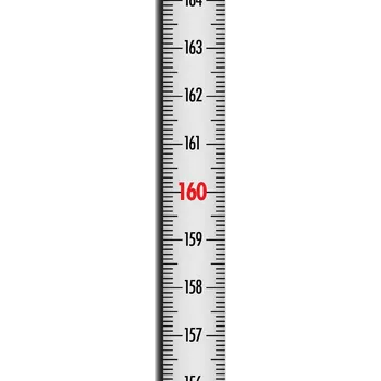 metr Richter | SK782SA Nalepovací metr ocelový | Bílá | 3m | s nulou dole