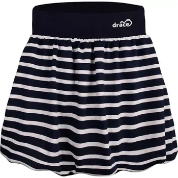 Dívčí sukně Dívčí bavlněná sukně Dráče Ola - vzor 24 - modro-bílý proužek