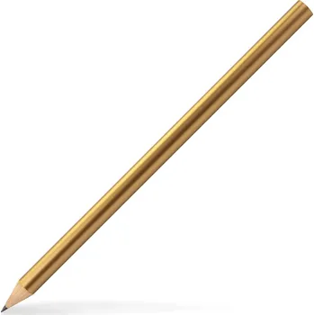 Grafitová tužka Metrie | SVKZ-24 Grafitová tužka zlatá | černá HB tuha | 240 mm