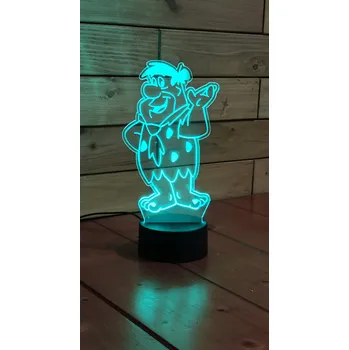Lampička LED Lampička Fred Flinstone Dálkový Ovladač