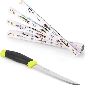Metrie | Block 52 Skládací metr pro rybáře 2m + nůž na ryby Morakniv Scaler 150