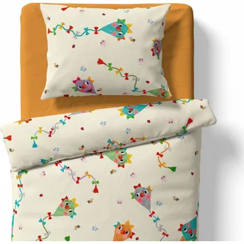 Povlečení Lamatex Dětské povlečení do postýlky – Draci – žlutá