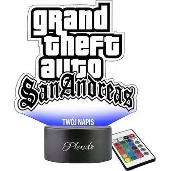 Lampička Noční lampa Plexido vícebarevná