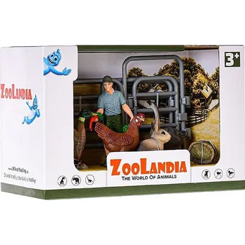 Figurka Mikrotrading Zoolandia Farma s doplňky