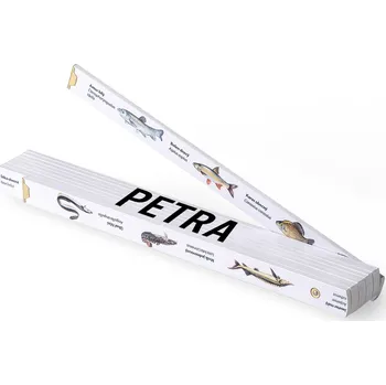 metr Metrie | Block-52 Skládací metr pro rybáře 2m, se jménem Petra