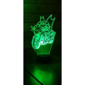 Lampička LED lampička Batman na motorce Dálkový Ovladač jméno věnování