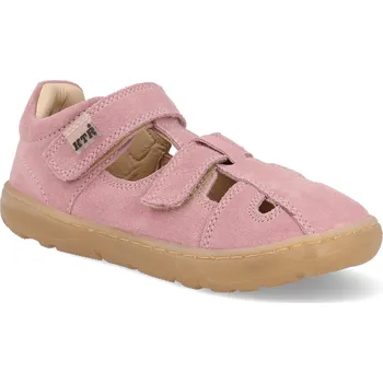 Dívčí sandály Barefoot dětské sandály KTR - Keny pudr růžové Velikost: 29