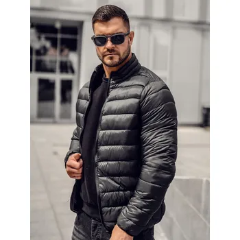 Černá pánská prošívaná přechodová bunda Bolf LY33A - 2XL