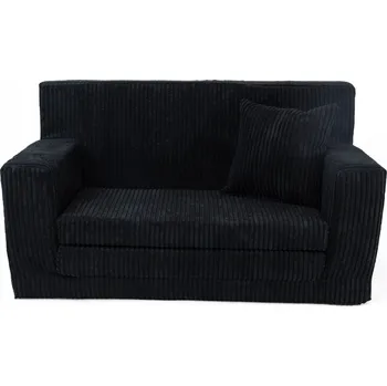 Pohovka Pohovka Fortisline ROSALIA 83 x 112 cm, černý manšestr