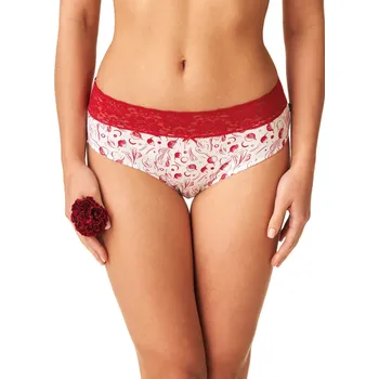 Kalhotky Kalhotky Key LPC 797 A24 A'2 S-2XL bordó-bílá XL