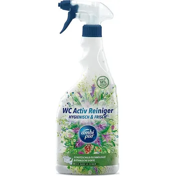 WC čistič AMBI PUR WC Active sprej divoká šalvěj & cedr 750 ml