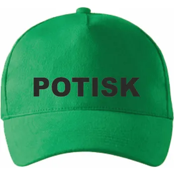 Čepice ON-DESIGN Čepice s POTISKEM Barva: středně zelená