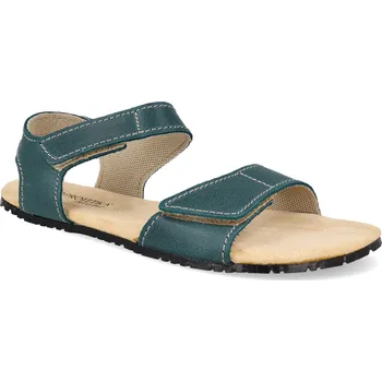 Dívčí sandály Barefoot dámské sandály Protetika - Belita petrolejové Velikost: 38