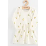 New Baby Kojenecké šaty z organické bavlny s dlouhým rukávem Olivy vel. 86