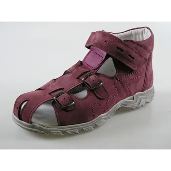 Dívčí obuv Essi dětský sandál S 7035R vínová Velikost: 34