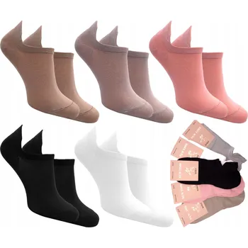 Dámské ponožky 5x Dámské bambusové parfémované Kotníkové Ponožky ponožky