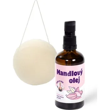 Univerzální čisticí prostředek Úklid pro klid Konjaková houbička a mandlový olej Barva: Bílá