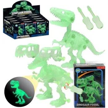 Figurka Szkielet dinozaura rozkręcany świecący