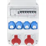 Zásuvková skříň EDS12 RCD 4/2 16/32 B IP54